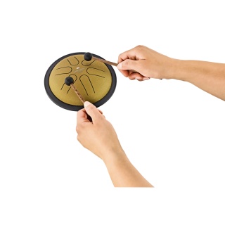 Steel Tongue Drum Meinl Sonic Energy MSTD3G – Mini (Gold) - Img 2