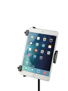 Suport tabletă K&M 19795 – Holder reglabil, montaj pe stativ 3/8″ - Img 4