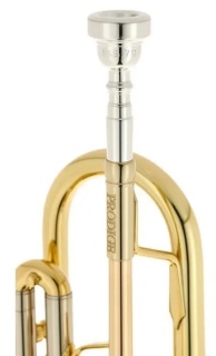 Trompetă Sib B&S Prodige BS210-1-0 – Périnet, Pistoane Monel, Gold Brass - Img 5