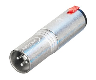 Adaptor Neutrik NA3MJ XLR Tata la Jack 6.3 mm Stereo
