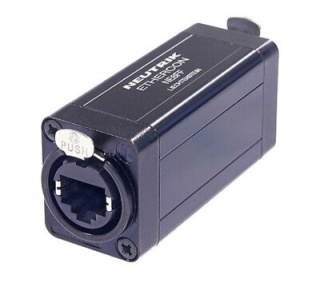Adaptor RJ45 Neutrik NE8FF etherCON Feedthrough
