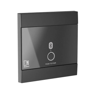 Audac Panou de perete universal - intrare receptor Bluetooth - 80 x 80 mm - NEGRU - Img 3