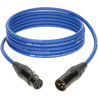 Cablu de Microfon / Semnal Balansat Klotz MY206BL - Neutrik XLR