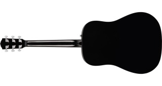 Chitară Acustică Fender CD-60S Dreadnought WN Black – Molid Masiv, Mahon, Tastieră Nuc - Img 3