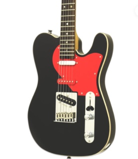 Chitară Electrică Aria Pro II 615-WJ Black - Nashville Roasted Maple & Rosewood - Img 3