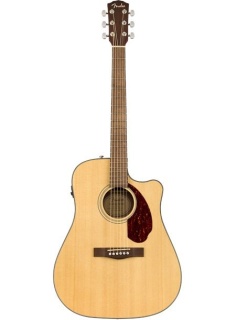 Chitară Electroacustică Fender CD-140 SCE NAT – Dreadnought Cutaway, Molid Masiv, Fishman, Toc Rigid