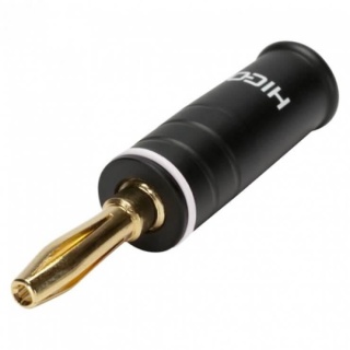 Conector Banana Negru HI-BN07-WHT HICON