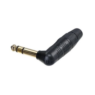 Conector Jack Tata 6.3 mm la 90º cu 3 Poli Rean RP3RC - Img 2