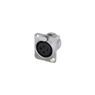 Conector XLR mamă cu 3 pini de panou Rean RC3FDL