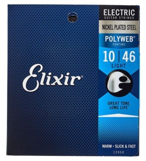 Corzi chitară electrică Elixir Polyweb 10-46 – Nickel Plated Steel Light