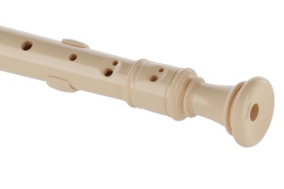 Fluier Sopran Aulos 302B Elite – Do, Sistem German, Rășină Sintetică, Fildeș, 3 Piese - Img 7