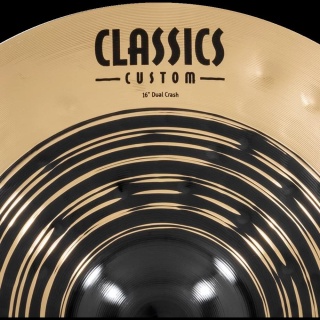 Meinl 16" Classics Custom Dual Crash Cinel Tobe