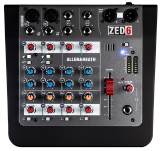 Mixer Allen & Heath ZED-6 6 Canale