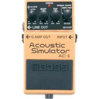 Pedală Acoustic Simulator Boss AC-3 – COSM Modeling, Reverb Integrat, 4 Moduri Acustice - Img 2