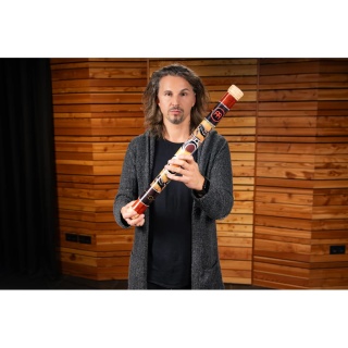 Rainstick Meinl RS1R-M – Bamboo (Medium, Red) - Img 7