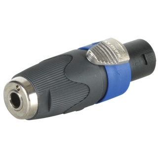 Adaptor Neutrik NA4LJX SpeakON la Jack 6.3 mm Mono - Img 4