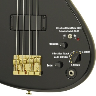 Chitară Bass Aria Pro II SB-1000 BK (Black) - Img 3