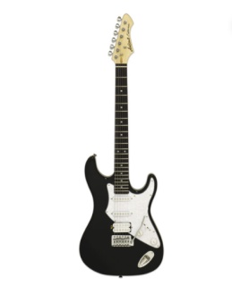 Chitară Electrică Aria Pro II 714-STD BK (Black)