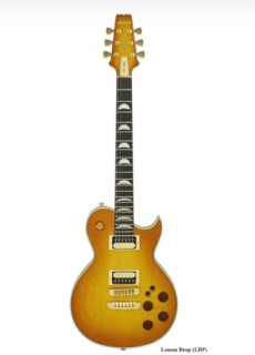 Chitară Electrică Aria Pro II PE-R80 LDP (Lemon Drop) - Made in Japan Platinum Collection
