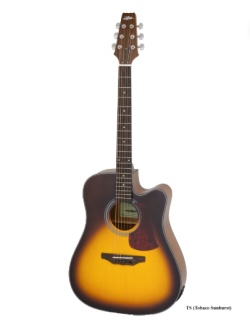 Chitară Electro-acustică Aria AD-10CE TS (Gloss Tobacco Sunburst)