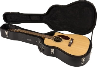 Chitară Electroacustică Fender CD-140 SCE NAT – Dreadnought Cutaway, Molid Masiv, Fishman, Toc Rigid - Img 8