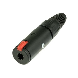 Conector Jack Mama de 6,3mm cu 3 poli Neutrik NJ3FC6-BAG