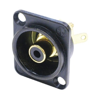 Conector RCA Mama de Panou Neutrik NF2D-B-0