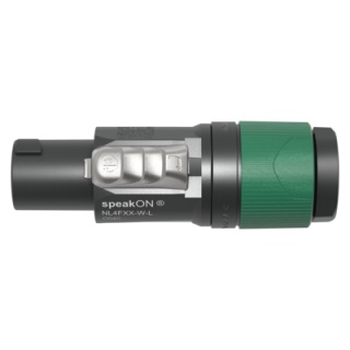 Conector speakON Neutrik NL4FXX-W-L 4 poli, 37A, profesional - Img 2