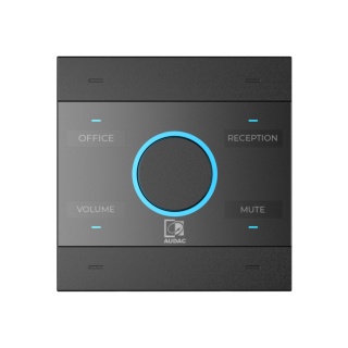 Controler de perete universal cu rețea Audac NCP105/B Negru