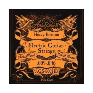 Corzi chitară electrică Aria Pro II AGS-800HB Heavy Bottom – set corzi nickel 10-52