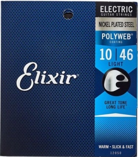 Corzi chitară electrică Elixir Polyweb 10-46 – Nickel Plated Steel Light