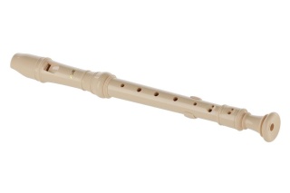 Fluier Sopran Aulos 302B Elite – Do, Sistem German, Rășină Sintetică, Fildeș, 3 Piese - Img 4