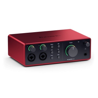Interfață Audio Focusrite Scarlett 4i4 4th Gen – USB-C pentru Studio și Producție Audio