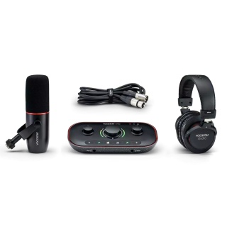 Interfață Audio Focusrite Vocaster Two Studio – Podcast & Streaming Bundle