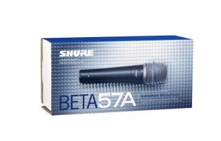 Microfon Instrument Dinamic Shure Beta 57A - Supercardioid, Grilă Oțel - Img 3