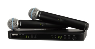 Sistem Wireless Dual Vocal Shure BLX288E/B58 K14 – 2 × BETA58A, Receptor BLX88, QuickScan, 14h