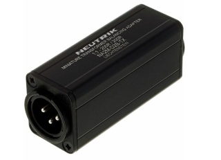 Adaptor Balansat cu Transformator Neutrik NA2M-D2B-TX – XLR Tată → RCA, Cod Roșu