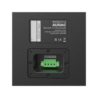 Boxa bass Audac BASSO112/B Negru - Img 2