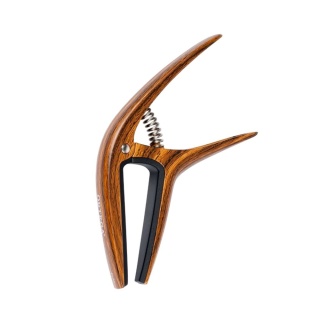 Capodastru Chitară Ortega TwinCapo TWCAPO-WND – Flat & Curved, Design Walnut