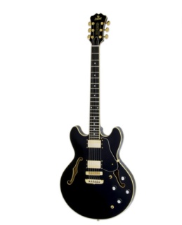 Chitară Electrică Semi-Hollow Aria Pro II TA-TONIC BK (Black) - Made in Japan