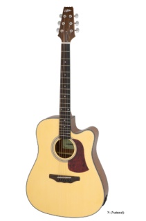 Chitară Electro-acustică Aria AD-10CE N (Gloss Natural)