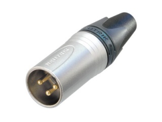 Conector 3 pini XLR Neutrik NC3MXX-HE aurit high temp