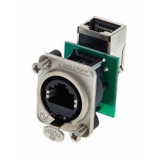 Conector RJ45 de Panou Feedtrough 90º Neutrik NE8FDP-R - Img 3
