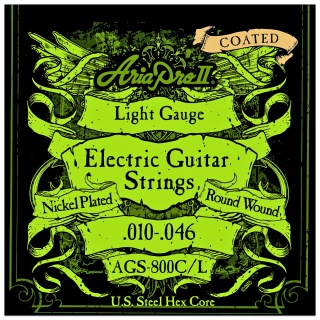 Corzi chitară electrică Aria Pro II AGS-800C-L Coated Light – 09-42