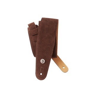 Curea Chitară D'Addario Suede - Piele Întoarsă Premium (Culoare Cognac)