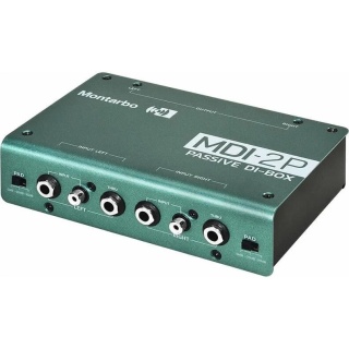 DI Box Pasivă Montarbo MDI-2P – 2 Canale, Jack TRS + RCA, XLR, PAD -20/-30dB, Ground Lift - Img 2