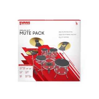 Evans SoundOff Drum Kit Standard Set Surdine Toba