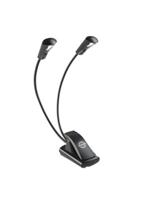 Lampă LED pupitru K&M 12243 – Double LED FlexLight, iluminare partituri