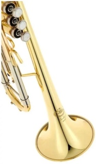 Trompetă Sib B&S Prodige BS210-1-0 – Périnet, Pistoane Monel, Gold Brass - Img 6