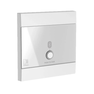 Audac Panou de perete universal - intrare receptor Bluetooth - 80 x 80 mm - NEGRU - Img 6